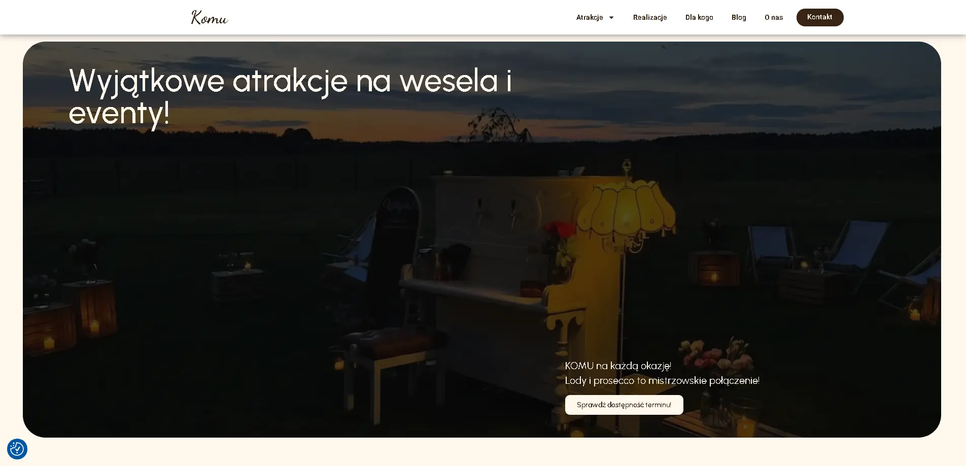 Podgląd projektu komuimpreza.pl